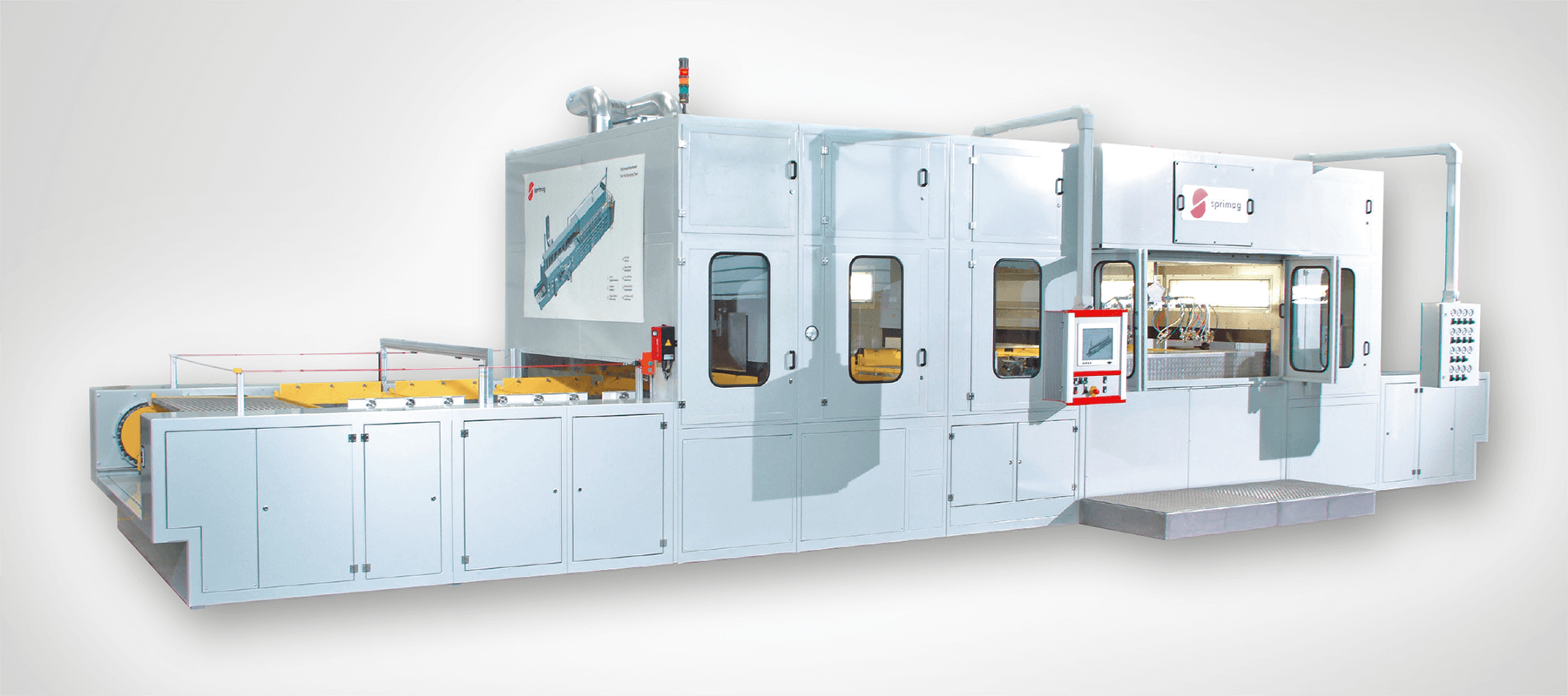 Coating Machine for Parts of Flat Geometry